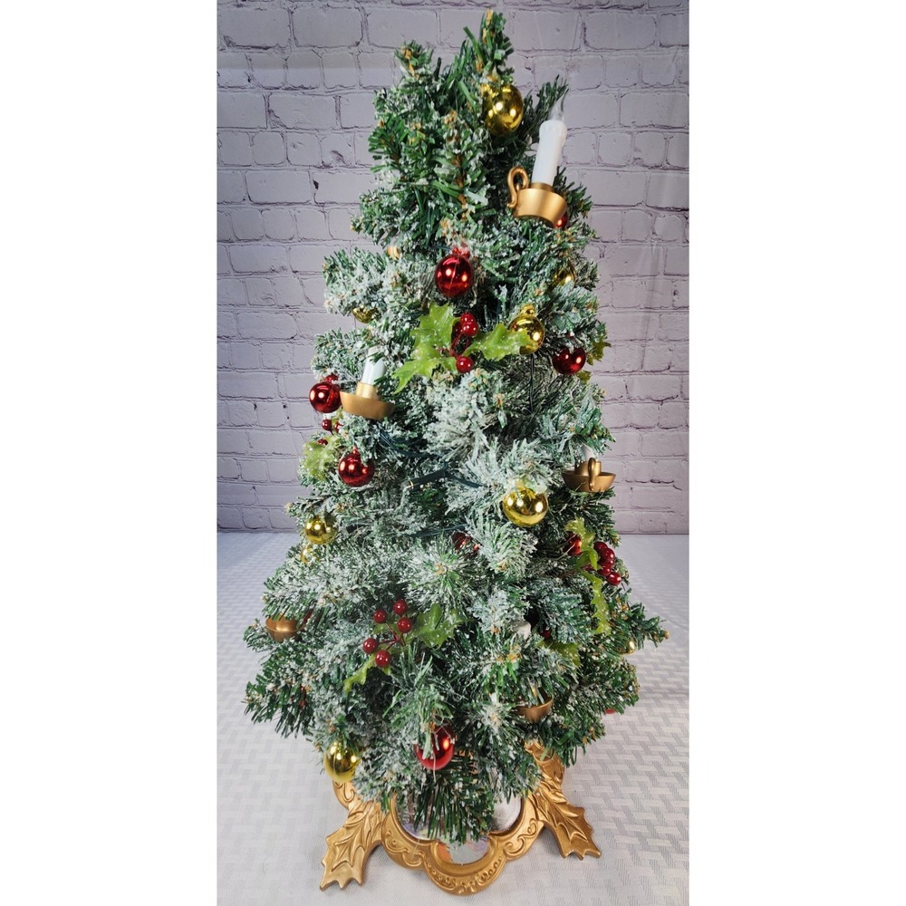 Thomas Kinkade Bradford Exchange LIGHT UP CHRISTMAS TREE #A2267 Limited Edition